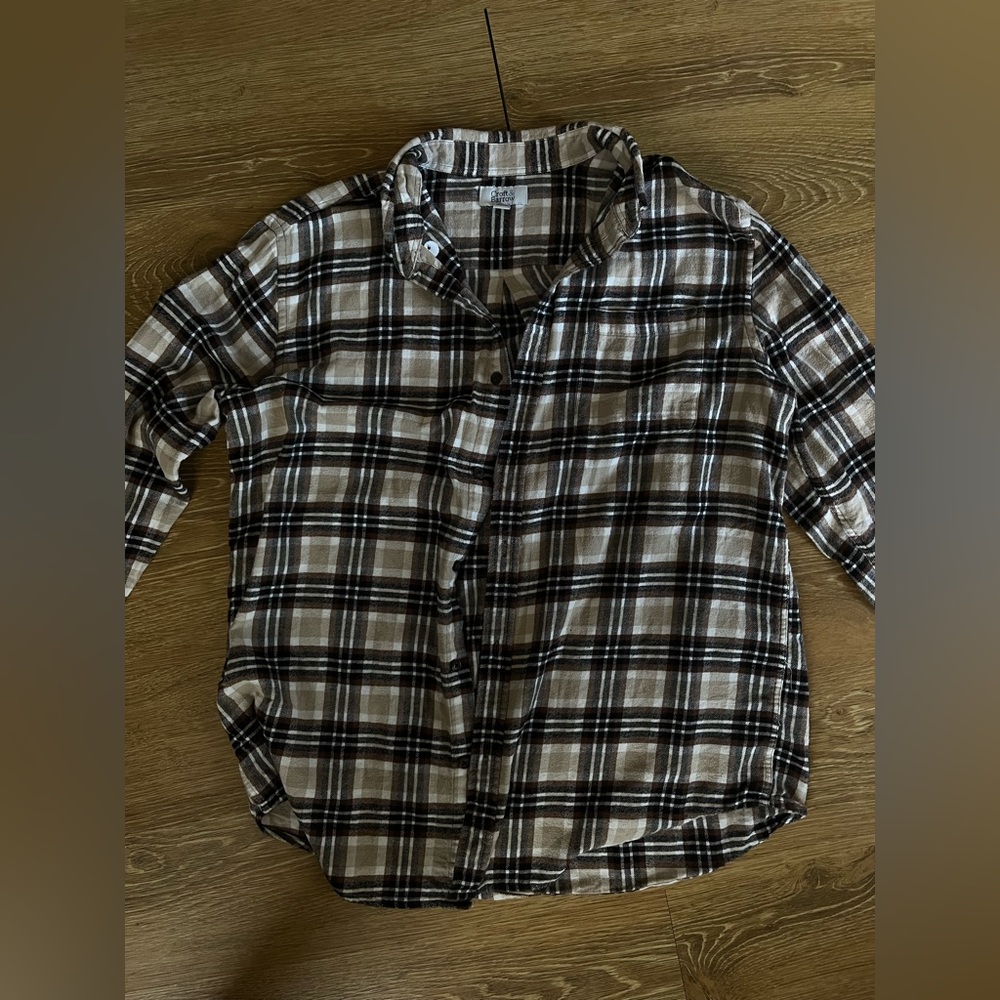 Casual Flannel Button-Up